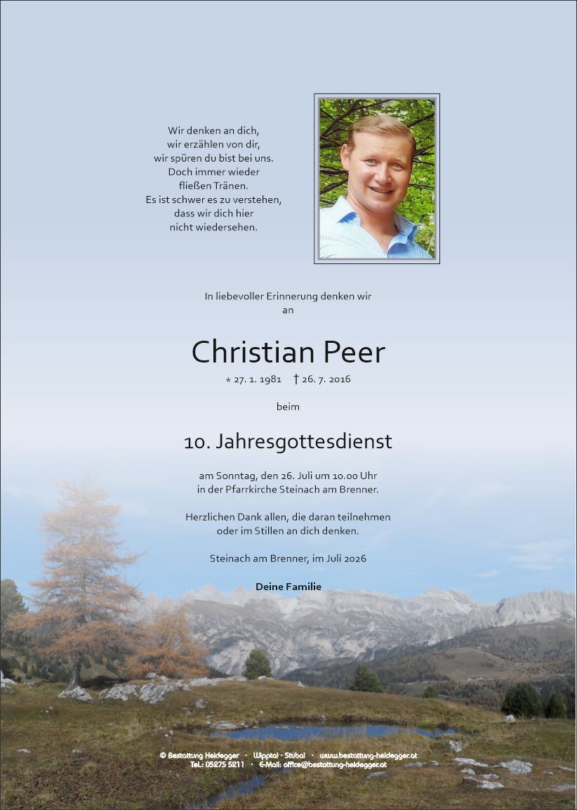 Christian Peer